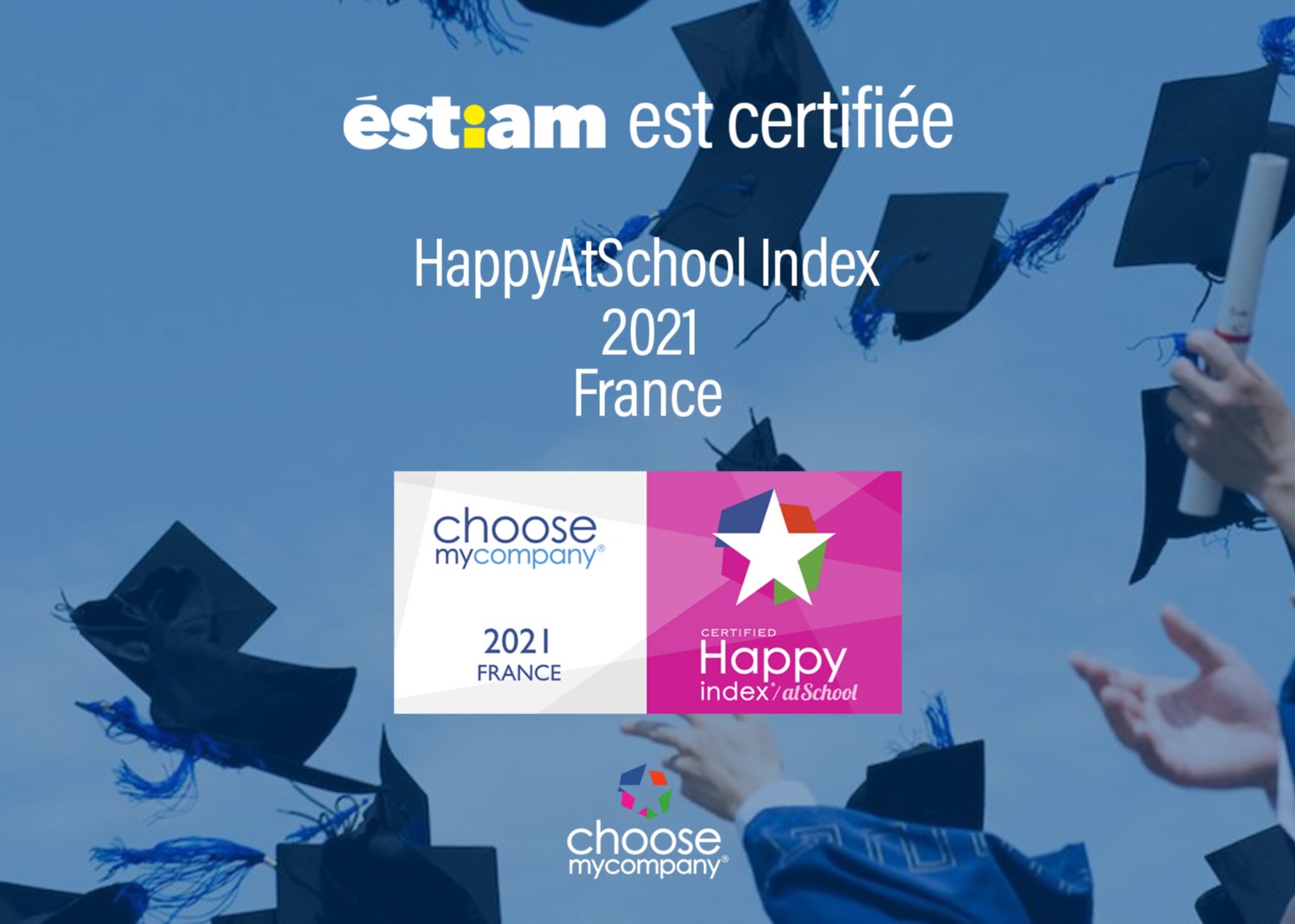 L’Éstiam décroche le label HappyAtSchool® 2021